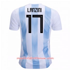 Maillot/Tenue Argentine Lanzini 17 Domicile Coupe du monde 2018